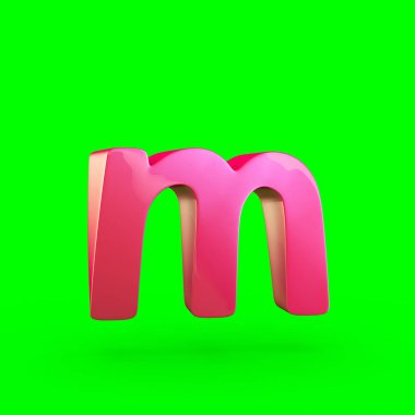 küçük pembe harf M