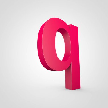 küçük pembe harf Q