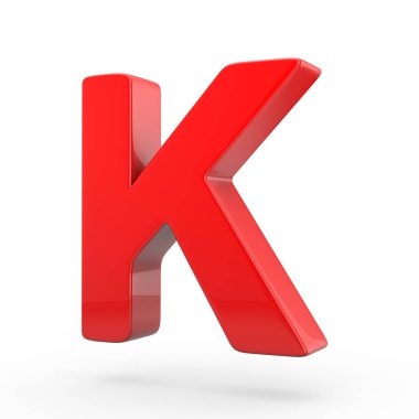 büyük kırmızı harf K