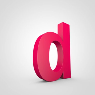 küçük pembe harf D