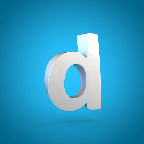 Lowercase orange letter D — Stock Photo, Image