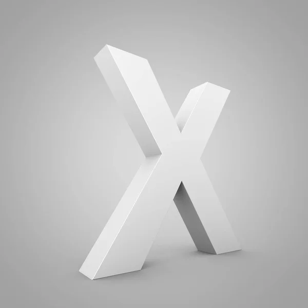 Letra cinzenta maiúscula X — Fotografia de Stock
