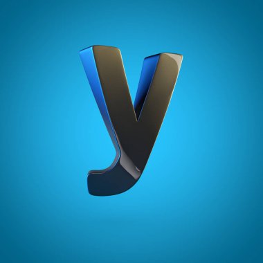 küçük siyah harf Y