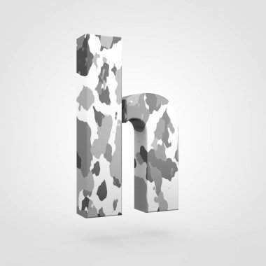 kamuflaj tasarımını küçük harf H
