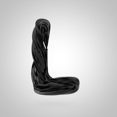 büyük siyah harf L