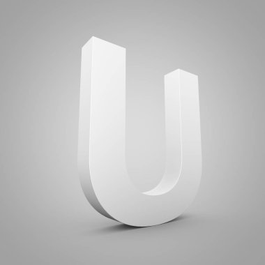 Büyük gri harf U