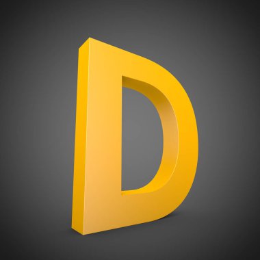 büyük sarı harf D