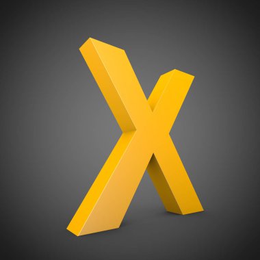 büyük sarı harf X
