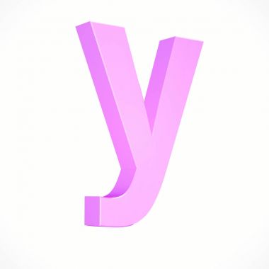 küçük pembe harf Y
