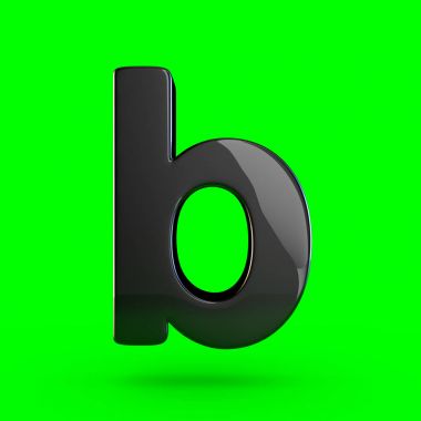 küçük siyah harf B