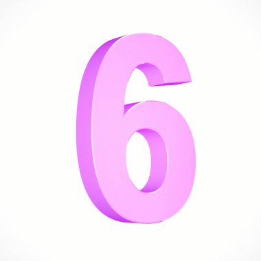 pembe izometrik numarası 6