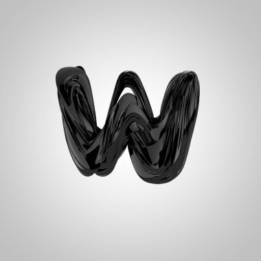 küçük siyah harf W