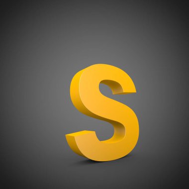 küçük sarı Harf S