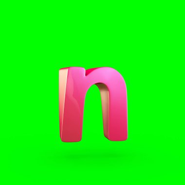 küçük pembe harf N