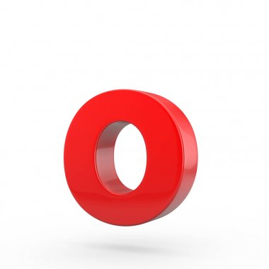 küçük kırmızı harf O