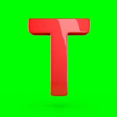 büyük kırmızı harf T