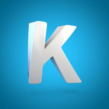 Büyük gri harf K