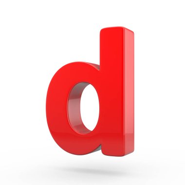 küçük kırmızı harf D