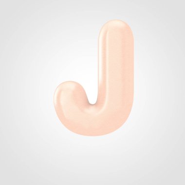 büyük pembe harf J