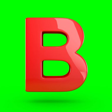 büyük kırmızı harf B