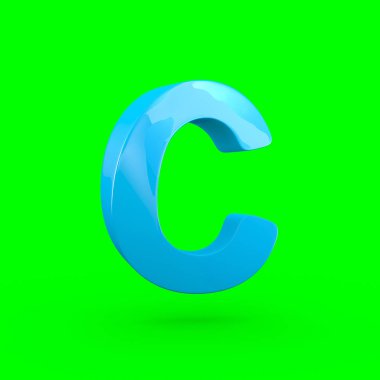büyük mavi harf C
