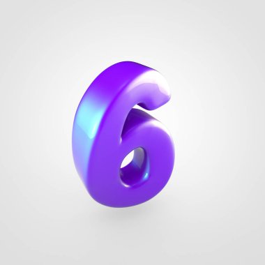 mor parlak numarası 6