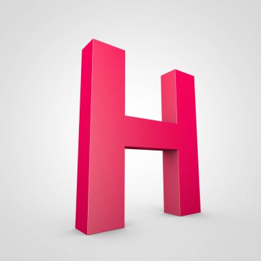 büyük pembe harf H