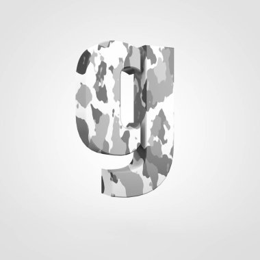 kamuflaj tasarımını küçük harf G