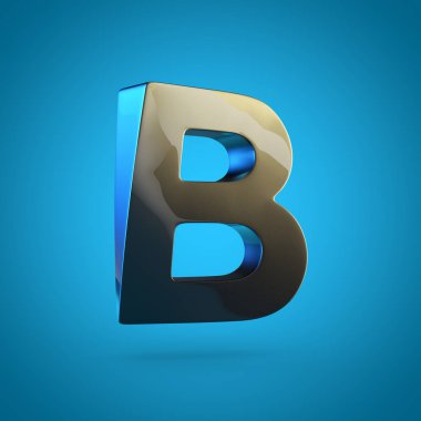 büyük siyah harf B