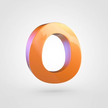 büyük portakal harf O