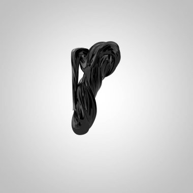 küçük siyah harf R