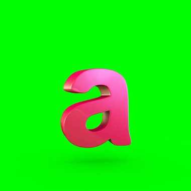 küçük pembe harf A