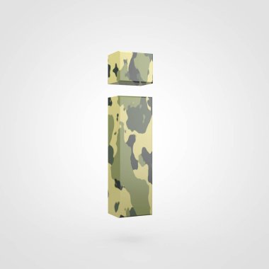 kamuflaj tasarım küçük harf ben