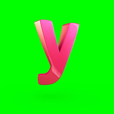 küçük pembe harf Y