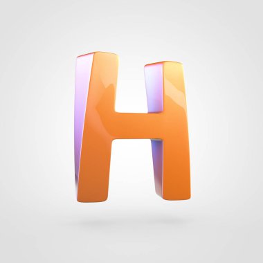 büyük portakal harf H