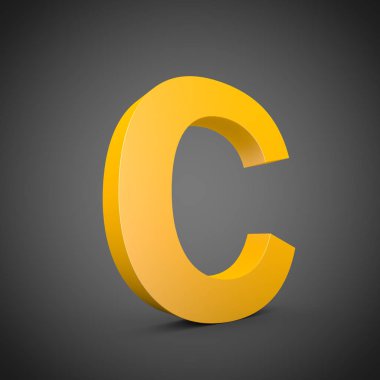 büyük sarı harf C