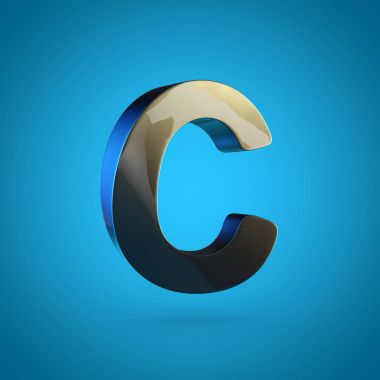 büyük siyah harf C