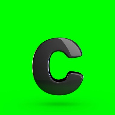 küçük siyah harf C