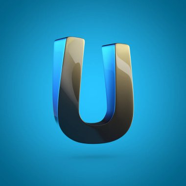 büyük siyah harf U