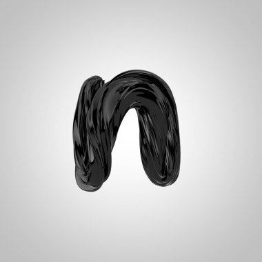 küçük siyah harf N