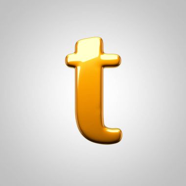 sarı parlak harf T