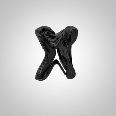 küçük siyah harf X