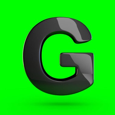 büyük siyah harf G