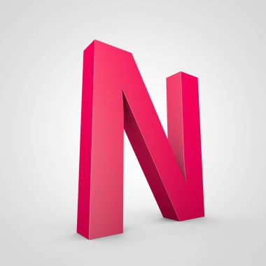 büyük pembe harf N