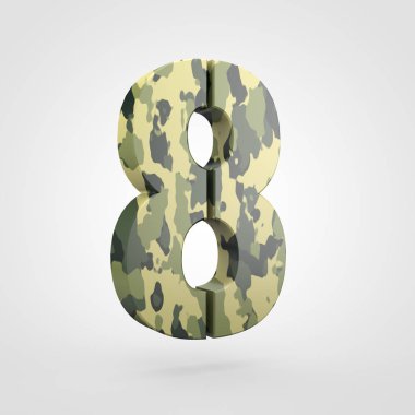 8 numaralı tasarımını kamuflaj