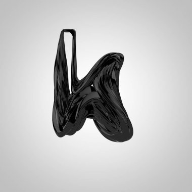 küçük siyah harf K