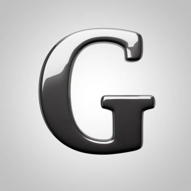 büyük siyah harf G