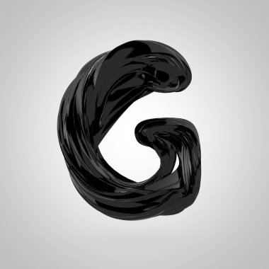 büyük siyah harf G