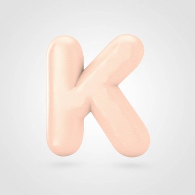 büyük pembe harf K