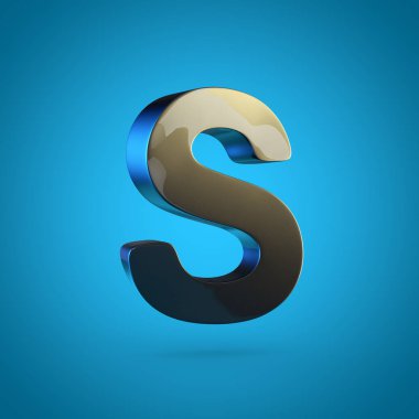 büyük siyah harf S